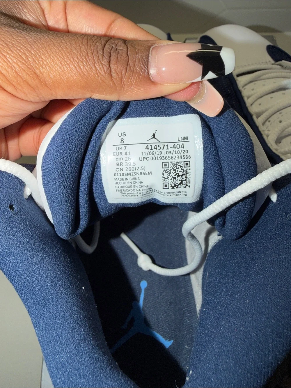 Jordan size mint